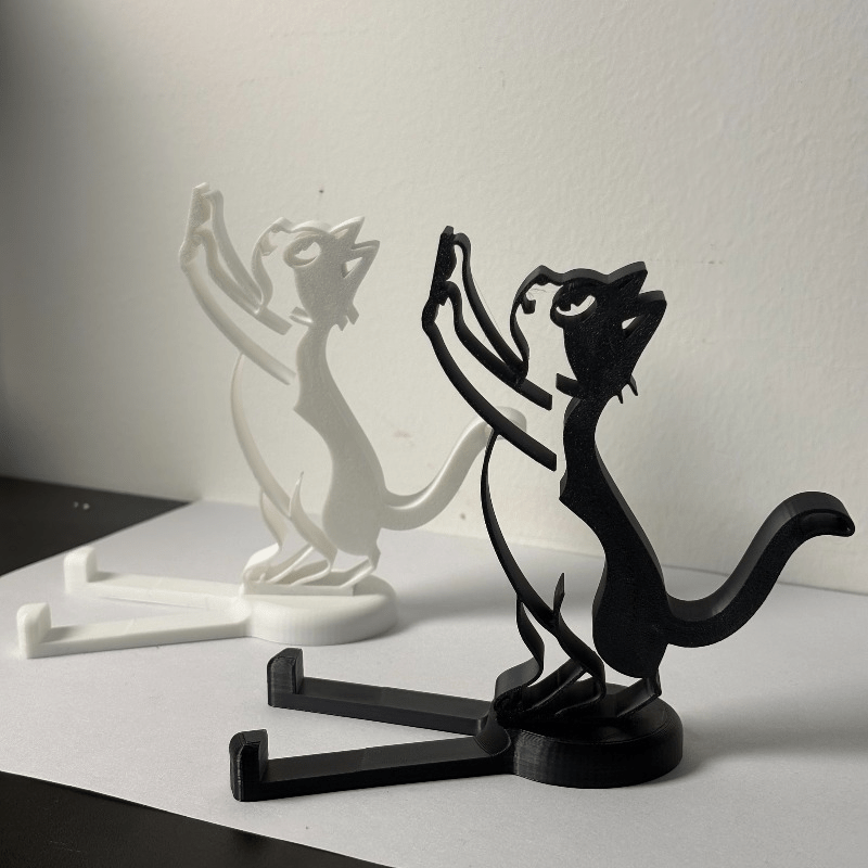 Desk Setup Stand - حامل هاتف على شكل قطة بتصميم