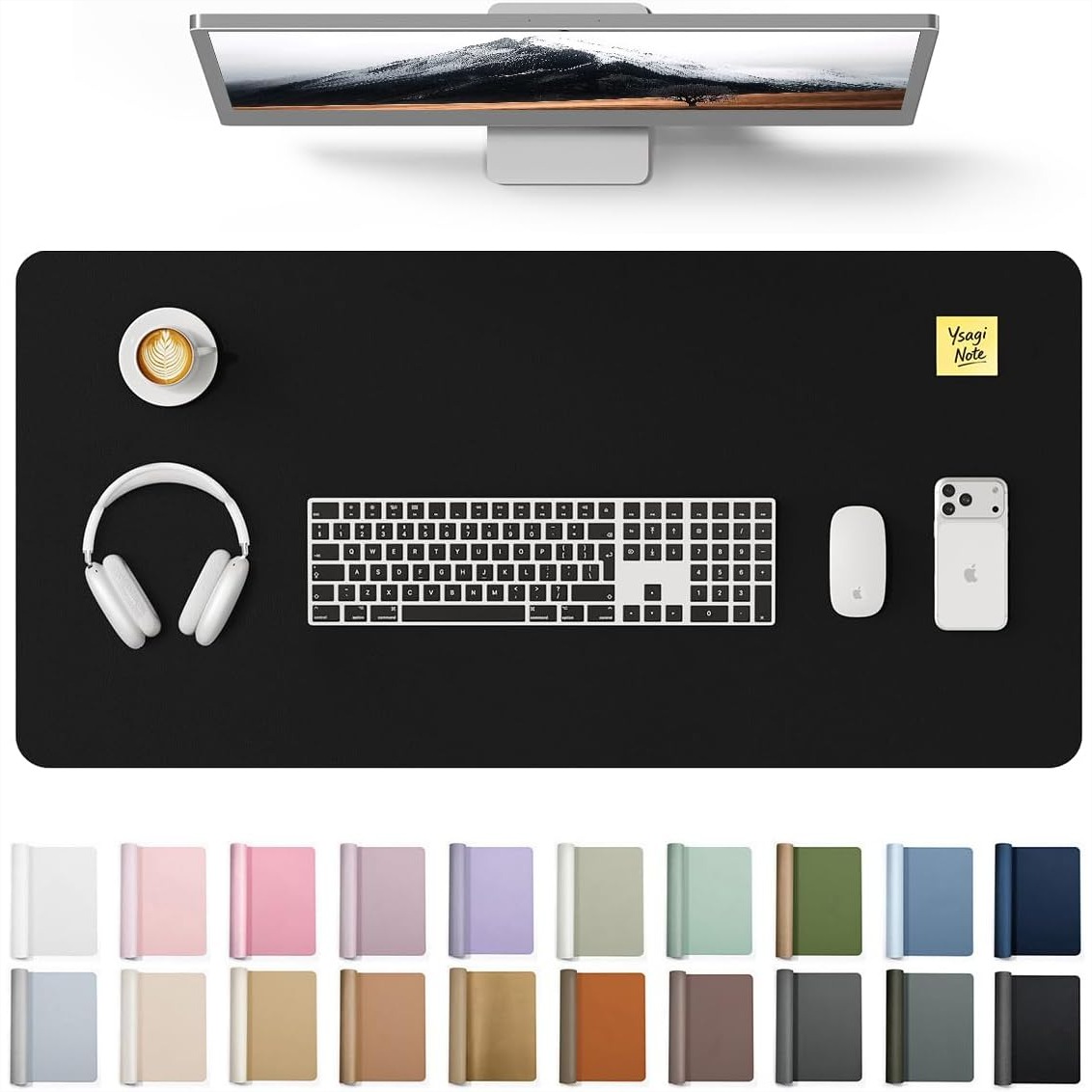 Desk Pad Leather Large - واقي مكتب كبير من الجلد الصناعي