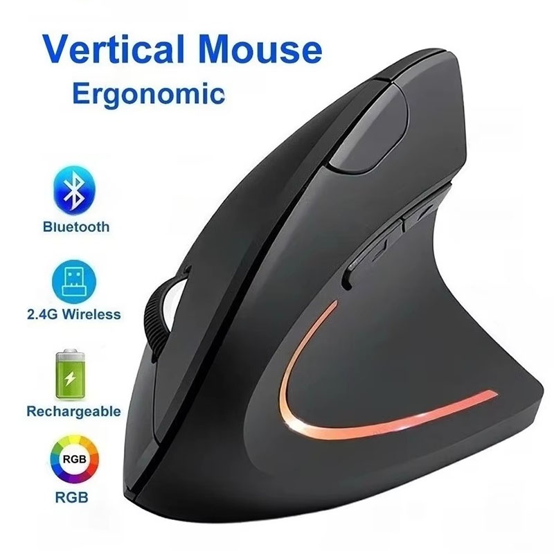 Desk Setup Kit - ماوس عمودي متوافق مع معايير الهندسة