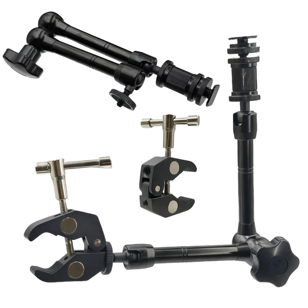Monitor Arm Clamp - ذراع سحري معدني 11 بوصة مفصل