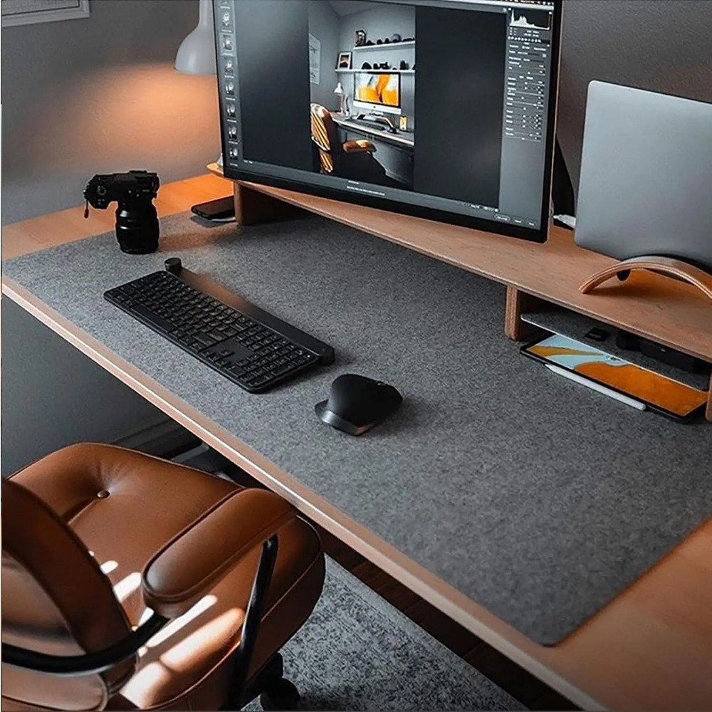 Desk Setup Rug - سجادة كمبيوتر مكتبية من اللباد للمكتب