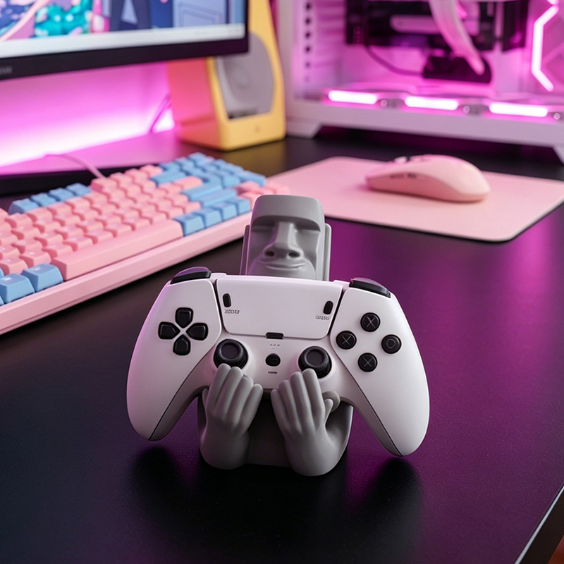 Desk Setup Xbox - تمثال موي من جزيرة عيد الفصح