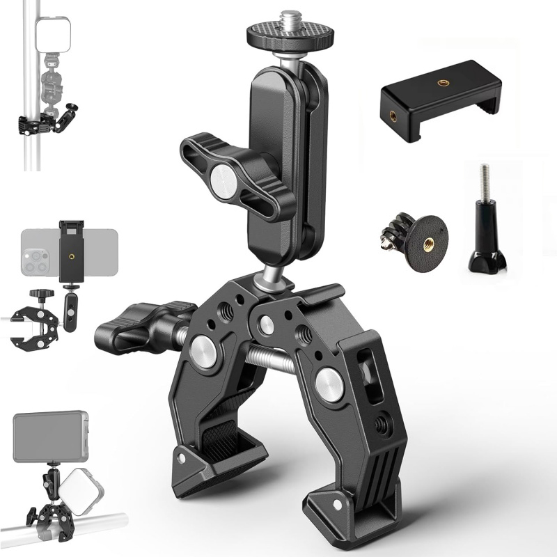 Monitor Arm Clamp - مشبك ألومنيوم عالمي فائق التحمل مع