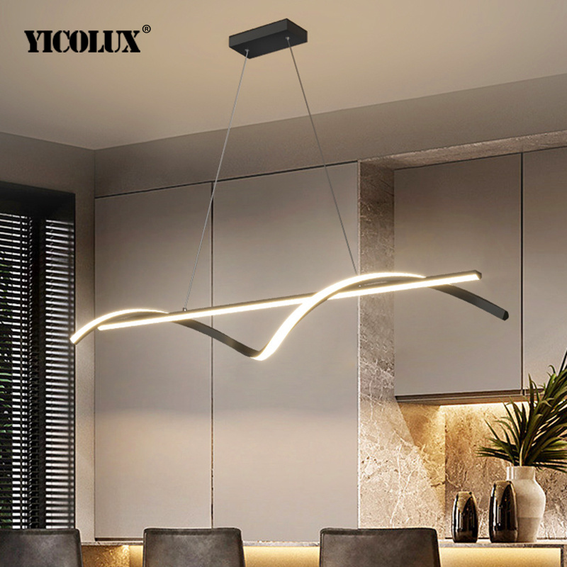 Desk Setup Minimalist - مصابيح غرفة الطعام الحديثة قلادة LED