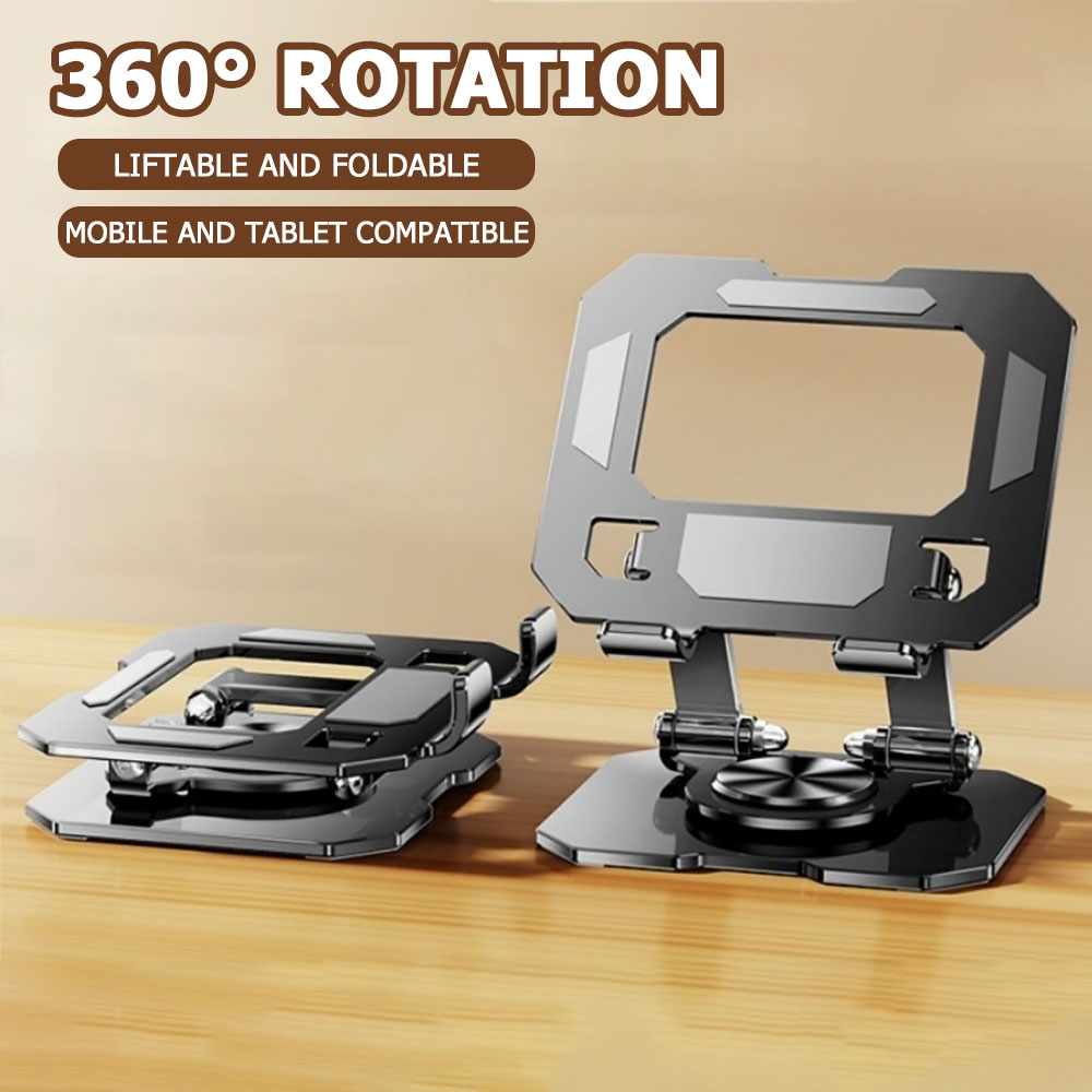 Desk Setup Minimalist - حامل أجهزة لوحية وهواتف دوار 360