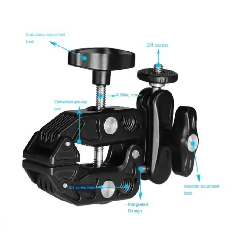 مشبك معدني فائق مع دوران 360 د - مراجعة Monitor Arm Clamp وسعره