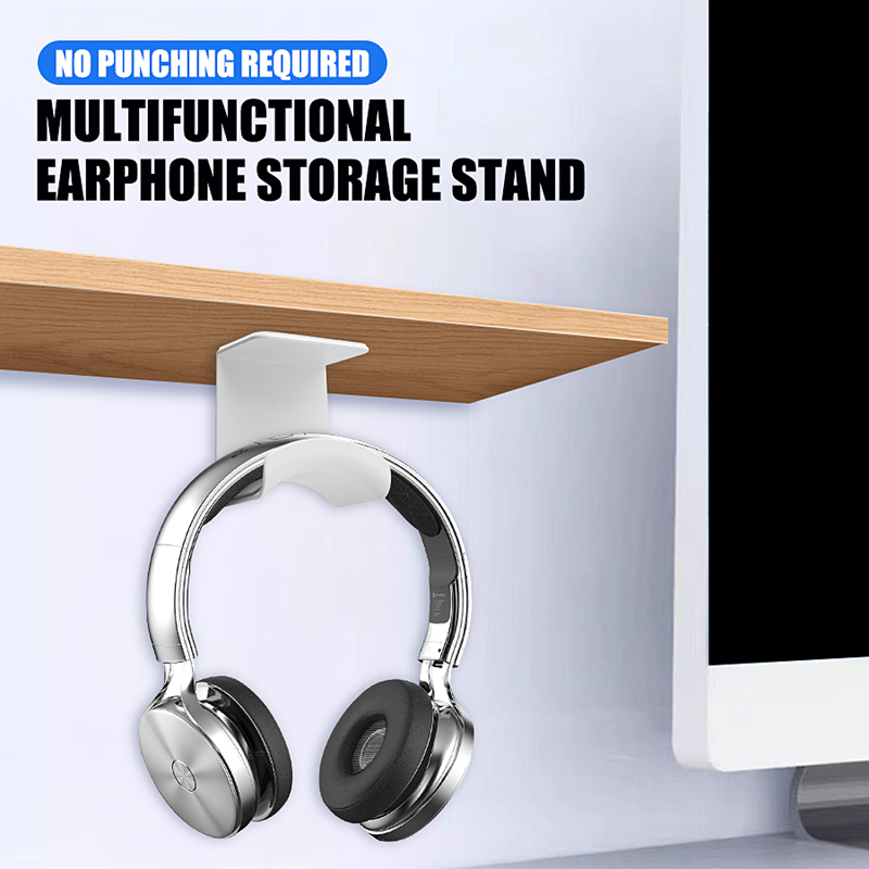 حامل سماعات رأس عالمي لاصق من  - مراجعة Desk Setup Stand وسعره