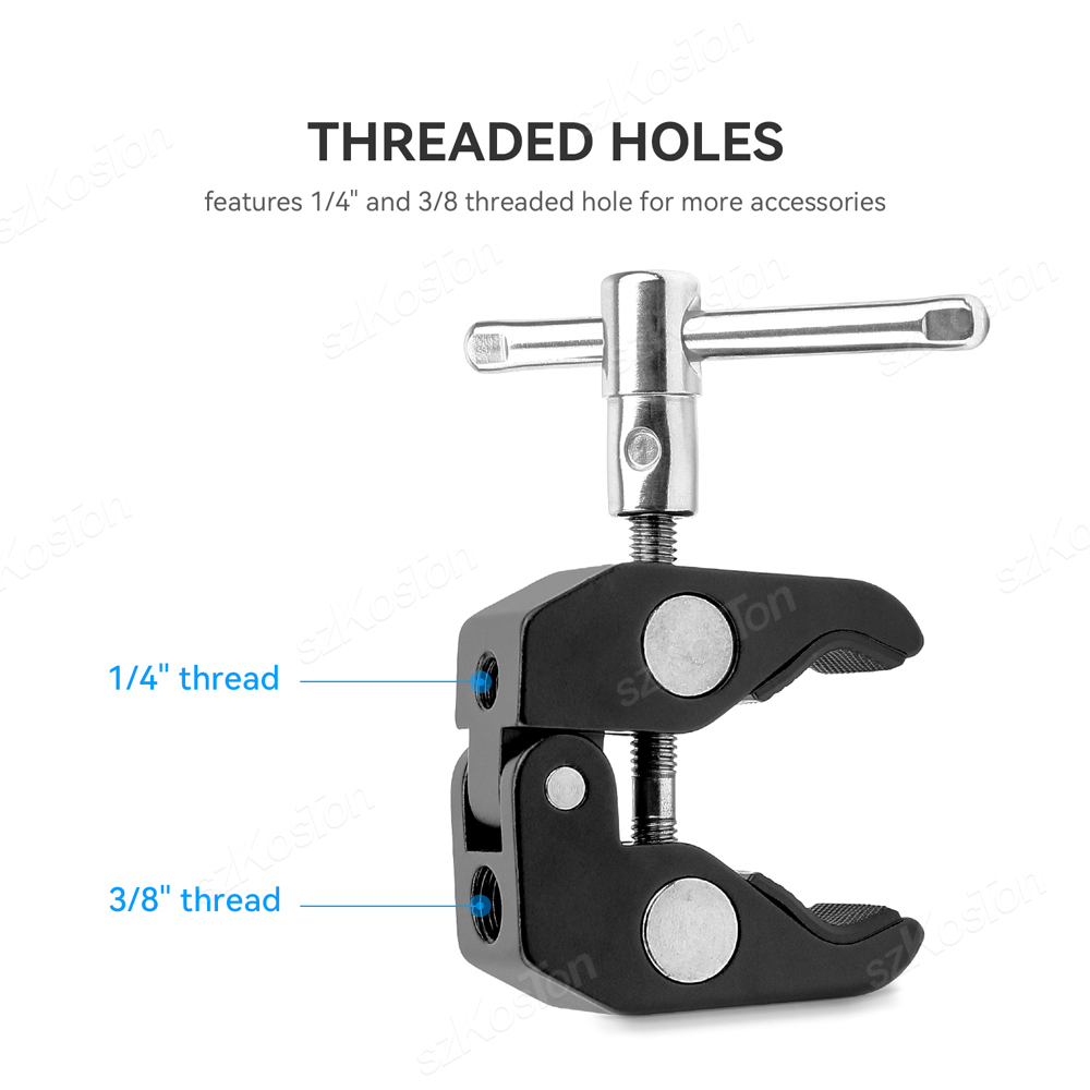 مشبك معدني فائق للكاميرا 360 د - مراجعة Monitor Arm Clamp وسعره