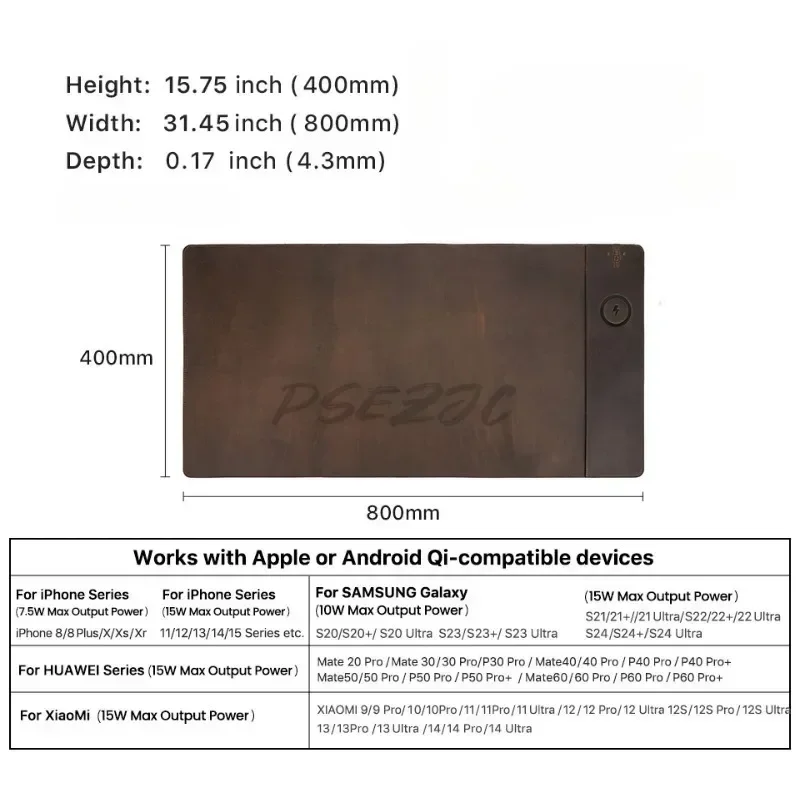 لوحة ماوس كلاسيكية من جلد البق - مراجعة Desk Pad Leather Large وسعره