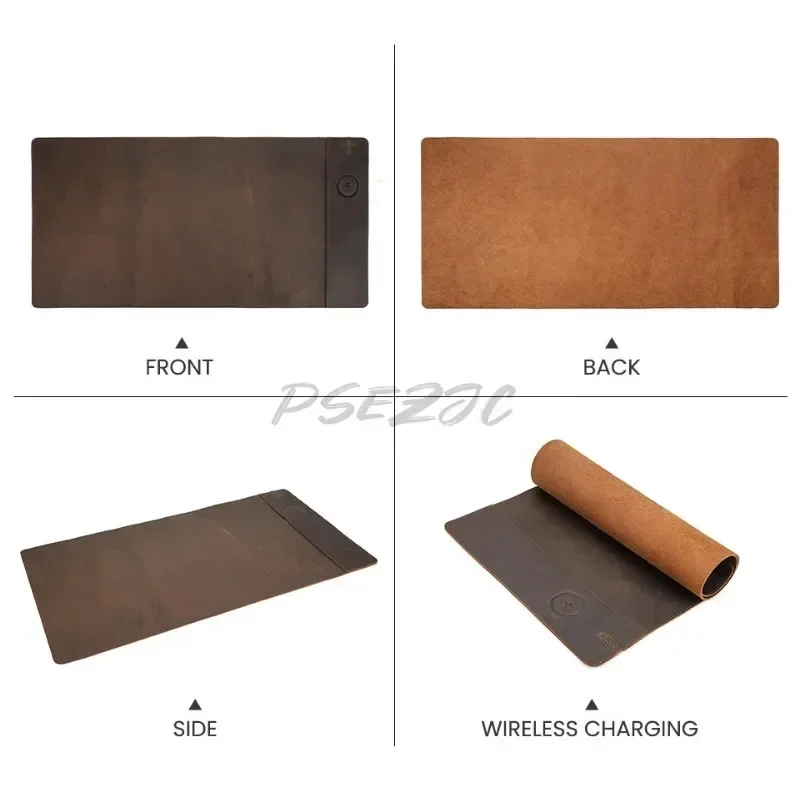 لوحة ماوس كلاسيكية من جلد البق - مراجعة Desk Pad Leather Large وسعره