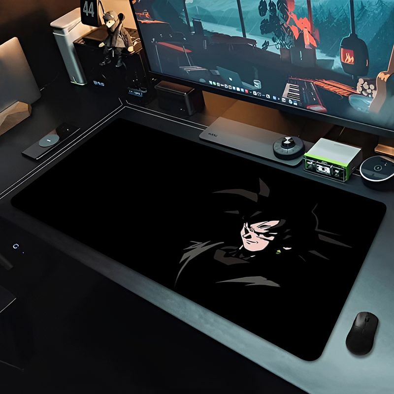 لوحة ماوس كبيرة بتصميم دراغون  - مراجعة Desk Setup Black وسعره