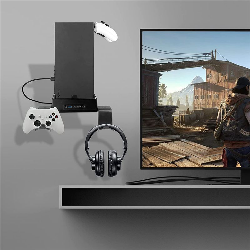 [B63C] حامل جداري لجهاز Xbox S - مراجعة Desk Setup Xbox وسعره