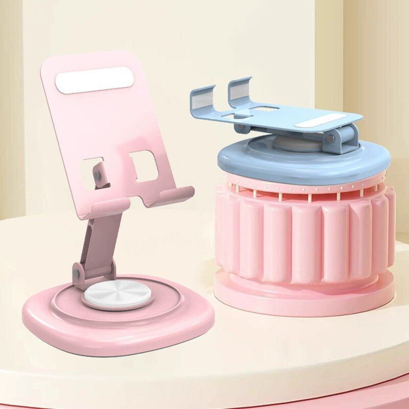 حامل هاتف مكتبي قابل للطي وقاب - مراجعة Desk Setup Stand وسعره