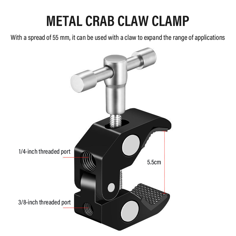 ذراع سحري 7/11/20 بوصة 360 درج - مراجعة Monitor Arm Clamp وسعره