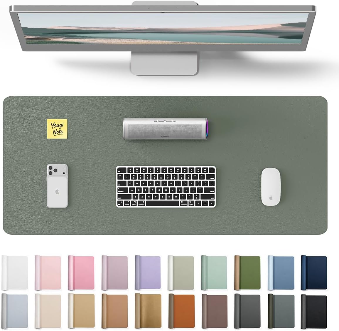 واقي مكتب من الجلد، لوحة ماوس  - مراجعة Desk Pad Leather Large وسعره