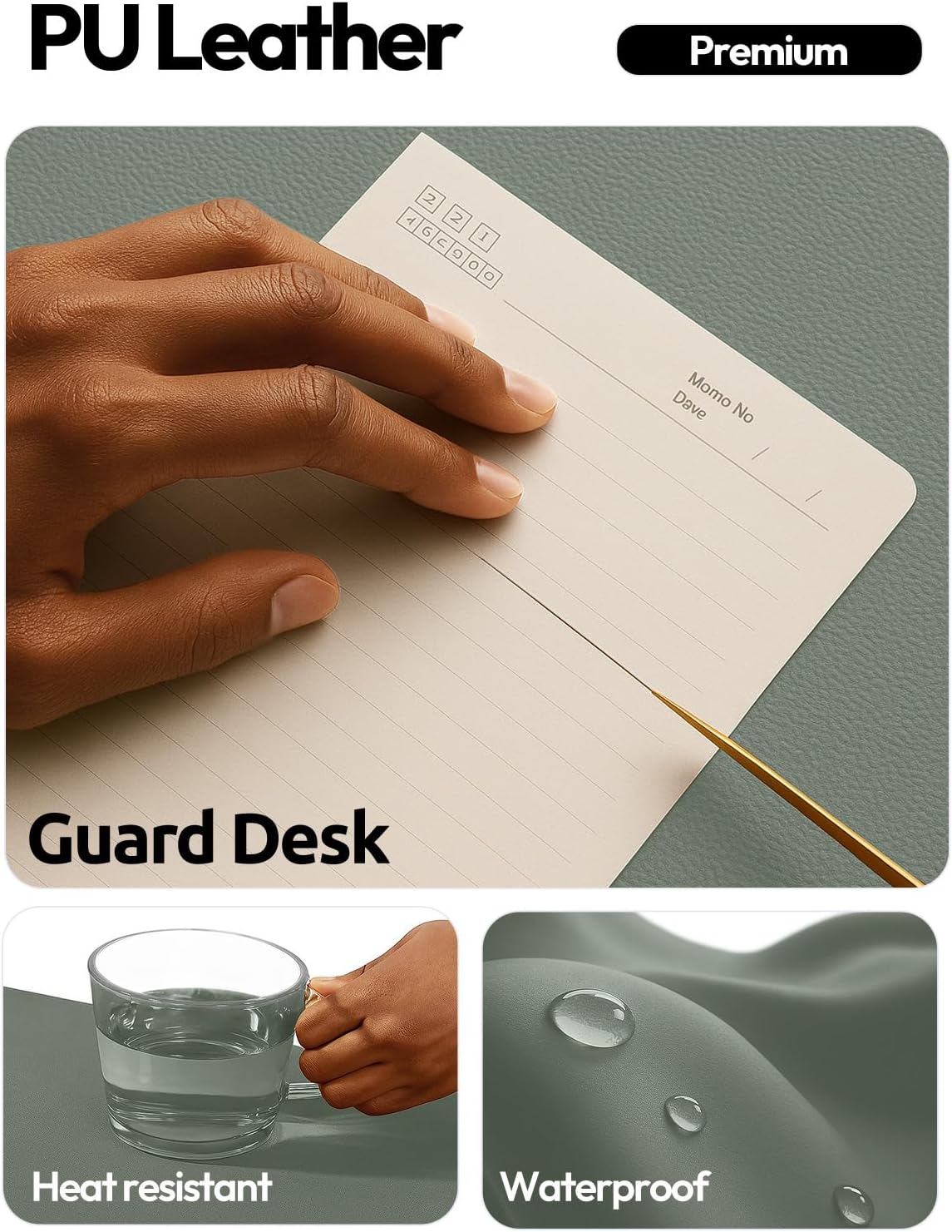 واقي مكتب من الجلد، لوحة ماوس  - مراجعة Desk Pad Leather Large وسعره
