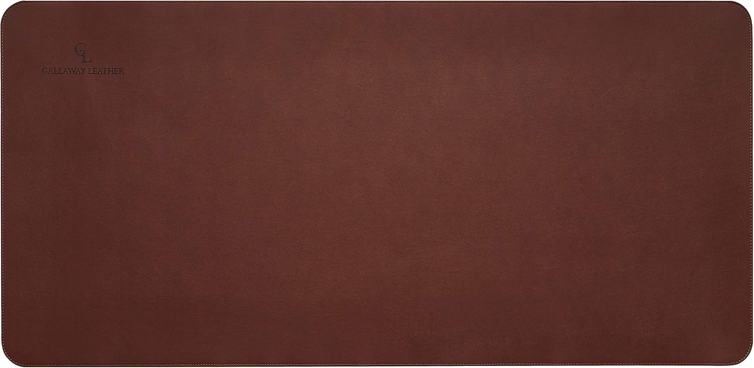 سجادة مكتب كبيرة من الجلد الصن - مراجعة Desk Pad Leather Large وسعره