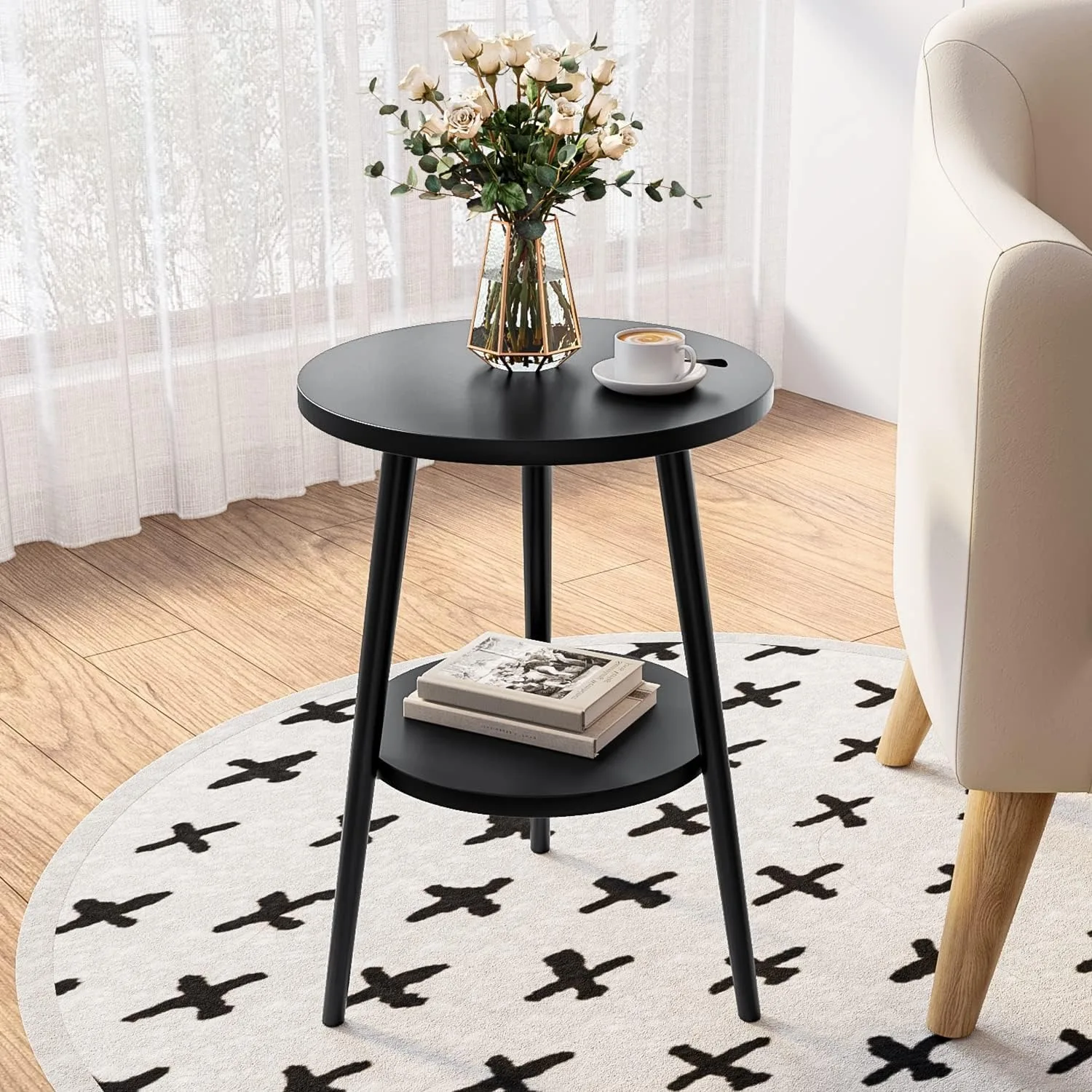 طاولة طعام دائرية مزدوجة الطبق - مراجعة Desk Setup Minimalist وسعره