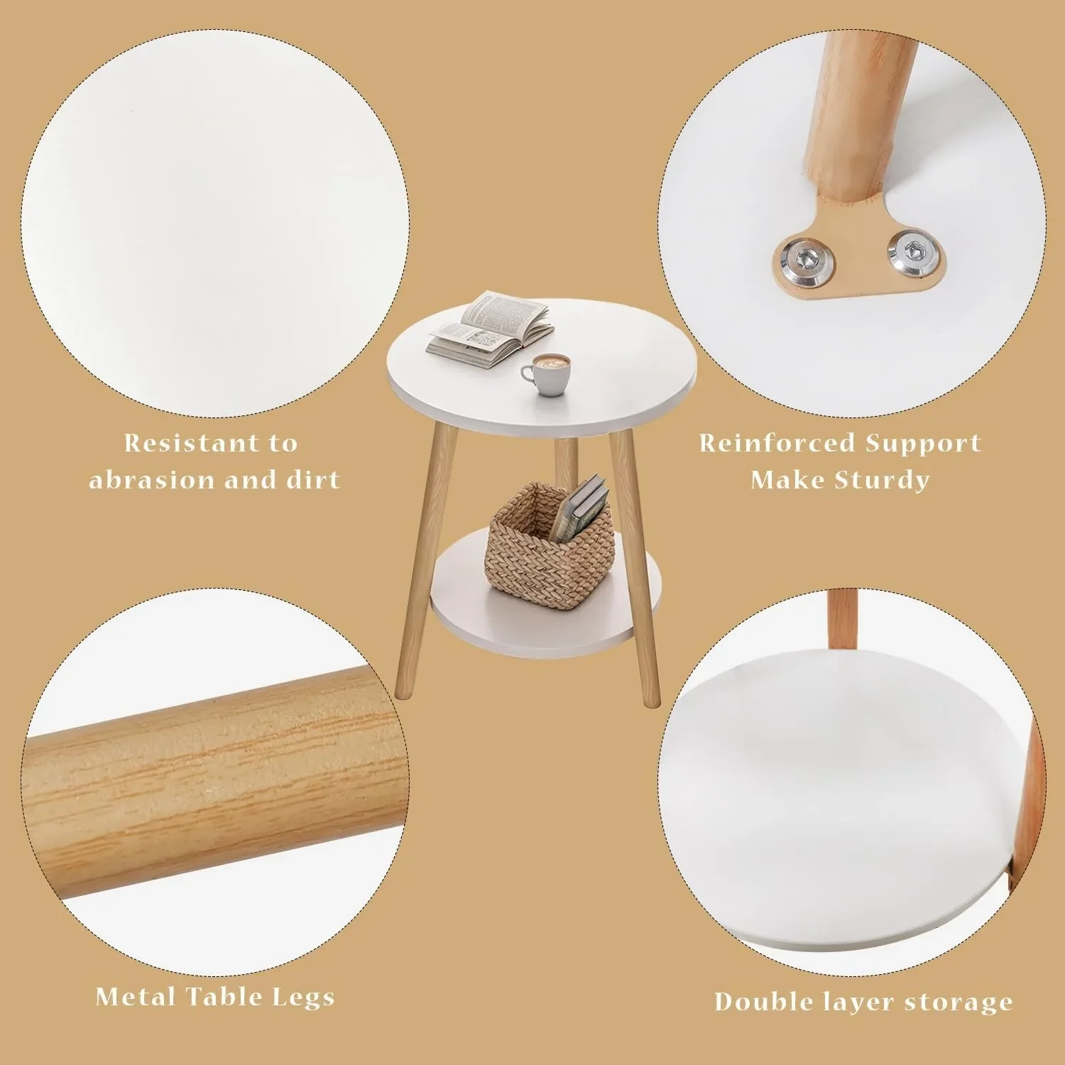 طاولة طعام دائرية مزدوجة الطبق - مراجعة Desk Setup Minimalist وسعره