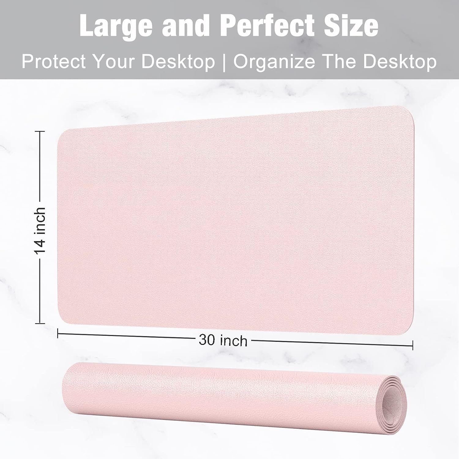 لوحة مكتب من الجلد الصناعي مقا - مراجعة Desk Pad Leather Large وسعره