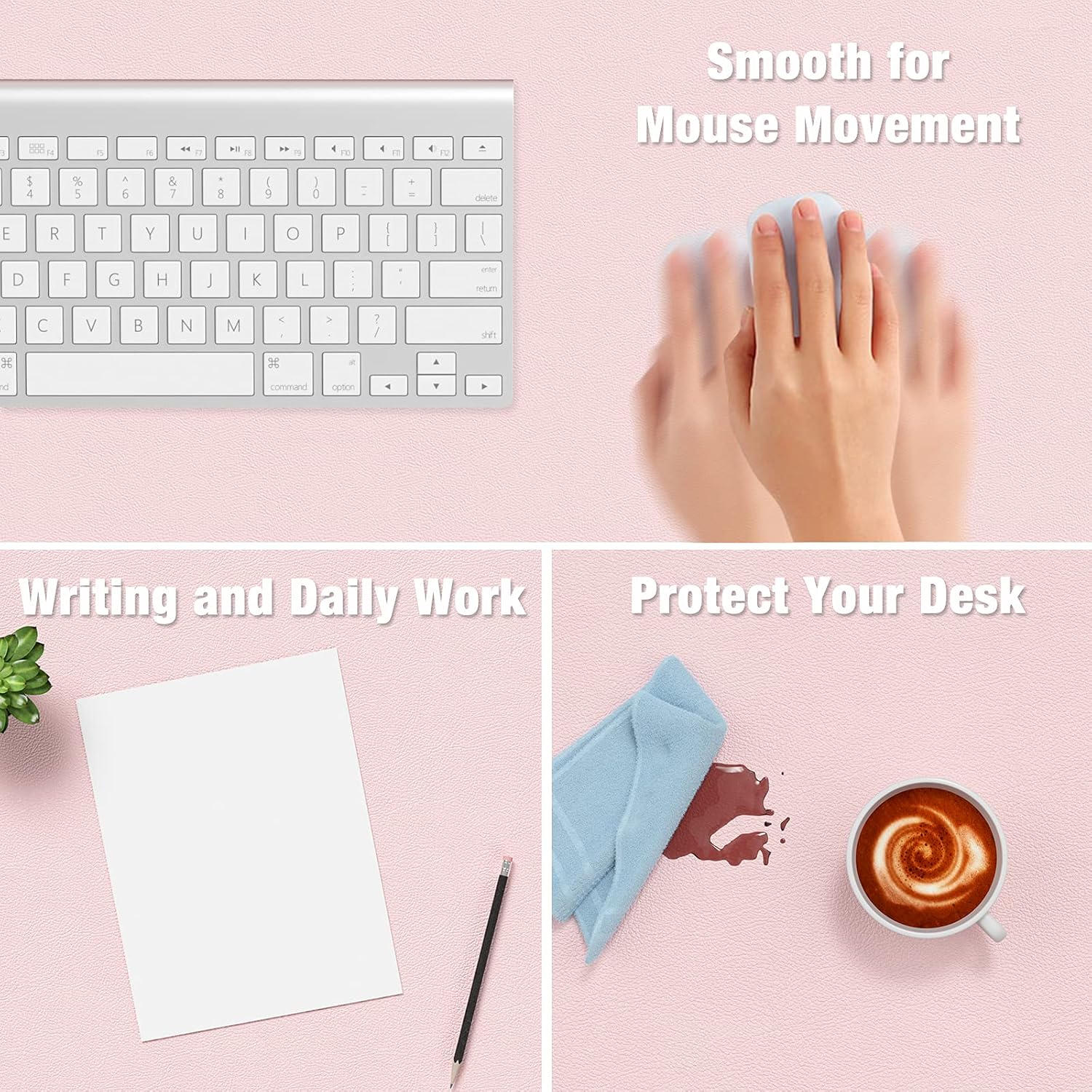 لوحة مكتب من الجلد الصناعي مقا - مراجعة Desk Pad Leather Large وسعره