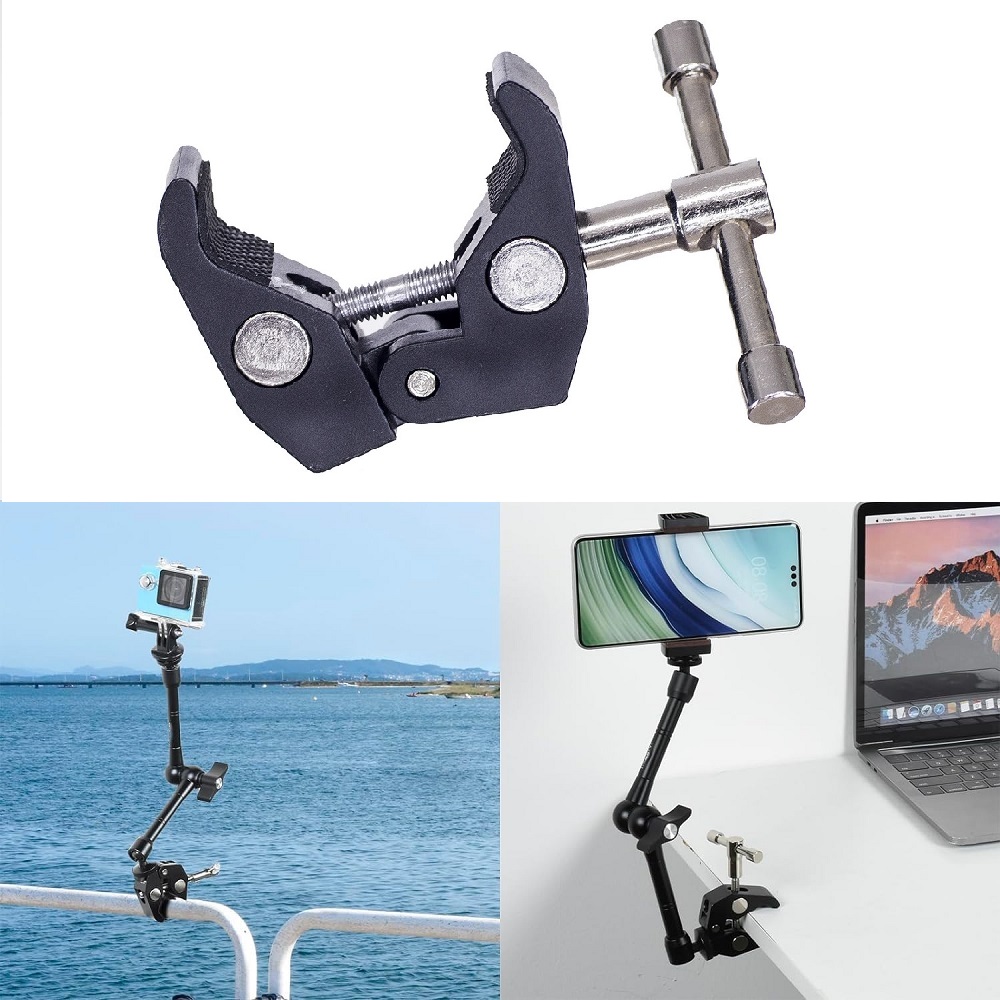 كبير الذراع كليب Ballhead المش - مراجعة Monitor Arm Clamp وسعره