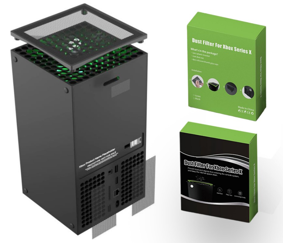 فلتر غبار لوحدة التحكم Xbox Se - مراجعة Desk Setup Xbox وسعره