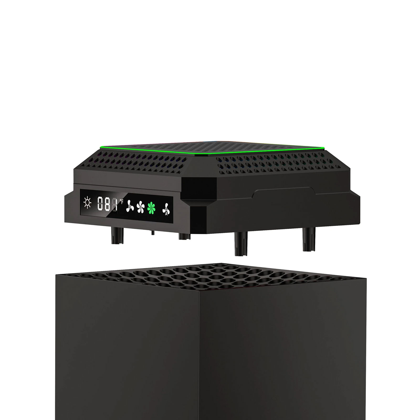 مروحة تبريد LED RGB مع تحكم تل - مراجعة Desk Setup Xbox وسعره