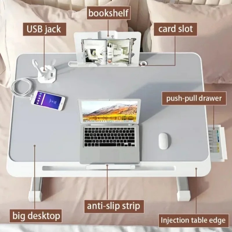 Laptop Bed Tray Table Adjustab - مراجعة Desk Setup For Laptop وسعره