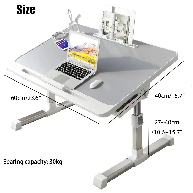 Laptop Bed Tray Table Adjustab - مراجعة Desk Setup For Laptop وسعره