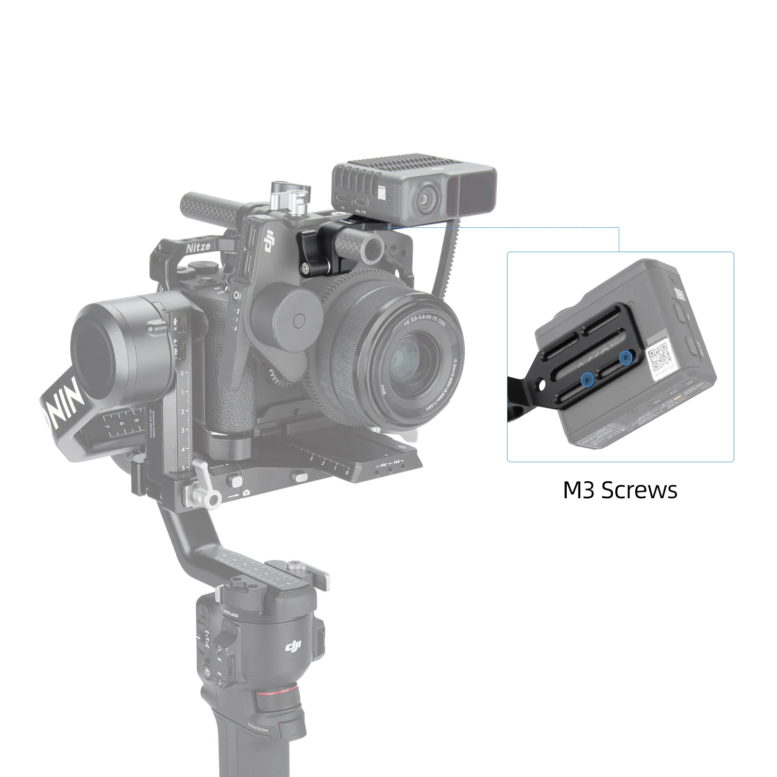 محول مشبك قضيب نيتزي N10D مقاس - مراجعة Monitor Arm Clamp وسعره