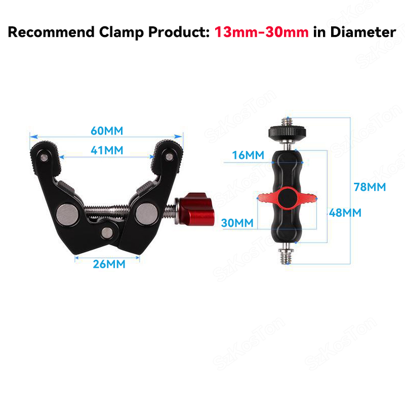 متعددة الوظائف الكرة رئيس سوبر - مراجعة Monitor Arm Clamp وسعره