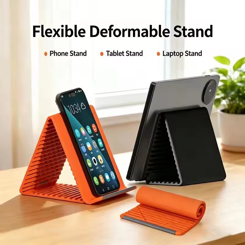 حامل هاتف محمول مرن من السيليك - مراجعة Desk Setup Stand وسعره