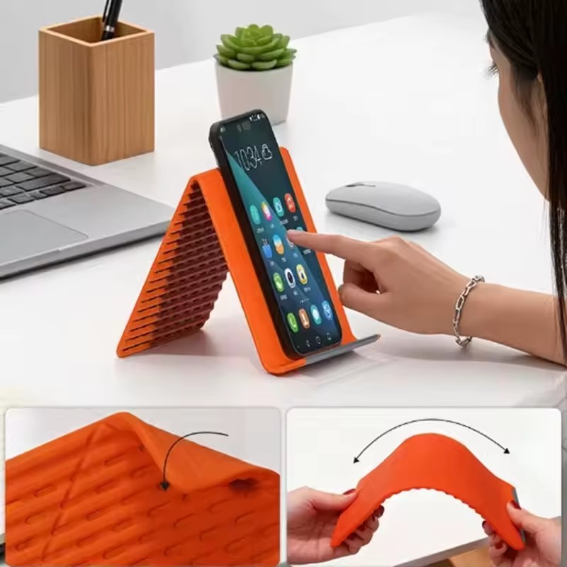 حامل هاتف محمول مرن من السيليك - مراجعة Desk Setup Stand وسعره